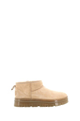UGG Eskimo Boots Donna Classic Ultra Mini Clear Beige Beige
